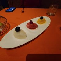 Assorted vegan sorbets at Wynn Hotel - Sinatra in Las Vegas