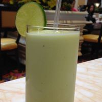 key lime pie smoothie at Wynn Hotel - Terrace Pointe Cafe in Las Vegas