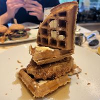 Chikn n’ waffles   at Wynn Hotel - Terrace Pointe Cafe in Las Vegas