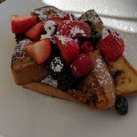 French Toast with Fresh Berries at Wynn Hotel - Terrace Pointe Cafe in Las Vegas