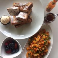 Vegan breakfast at Wynn Hotel - Terrace Pointe Cafe in Las Vegas
