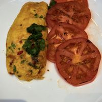 Just egg Spanish omelette  at Wynn Hotel - Terrace Pointe Cafe in Las Vegas