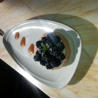 Berry tart (vegan) at Wynn Hotel - Terrace Pointe Cafe in Las Vegas