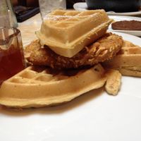 'Chicken' n Waffles at Wynn Hotel - Terrace Pointe Cafe in Las Vegas