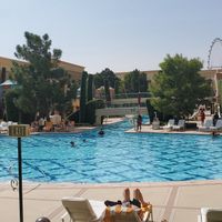 Pool view at Wynn Hotel - Terrace Pointe Cafe in Las Vegas