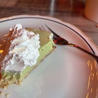 Again - couldn’t stop myself before I took the pic. I forgot to confirm that the whipped cream was vegan, but I had asked if the dessert was.  at Amado in Tupper Lake