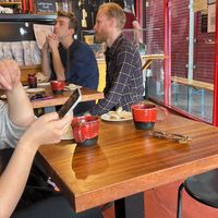 Small but very welcoming and popular  at Rons Coffee House in South East London