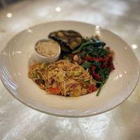Barcelona Style Veggie Bowl with Orzo  at Meze Mediterraneo in Schaumburg