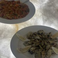 Vegan orzo and artichokes   at Meze Mediterraneo in Schaumburg