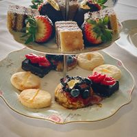 Course 2- so pretty!  at El Encanto - A Belmond Hotel in Santa Barbara