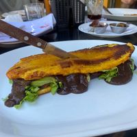 Platacones at Hola Arepas in Puerto Vallarta