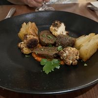 Fennel sausage - would for sure fool a meat eater  at Foglia in Bristol