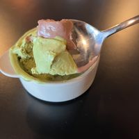 mixing and matching choco and matcha  at Coconuzm - 코코넛즘 in Seoul