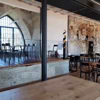 Interior, note the thick walls at Schloss Burgdorf in Burgdorf