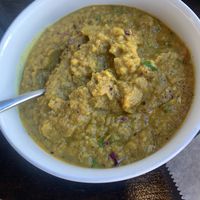 Baigan bharta  at Indian Paradise in Chicago