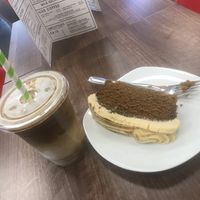 Coffee and cake   at Esposito's in Kirkby