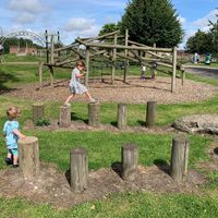 Just part of the huge play area here  at Esposito's in Kirkby