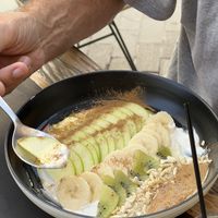 Green yoghurt bowl (veggie not vegan)   at Spøt By Hooga in Preveza