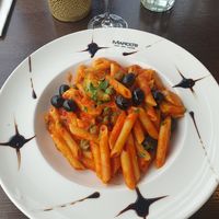 Penne Arrabiata (I ordered extra mushrooms and zucchini) at Marco's   in Stephanskirchen