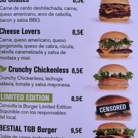 The only vegan option ☹️  at TGB - The Good Burger in Orihuela