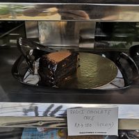 Vegan cake at French Bakery Coffee & Juice Shop in Rishikesh