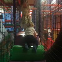 Climbing at PlayTown in Southport