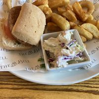 Vegan burger   at The Bell in Chelmsford