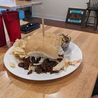 Pulled pork at The Clever Rabbit in Edmonton