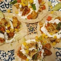 vegan tacos at Lazarte Latin American Food in Salzburg