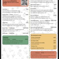 Menu  at Lazarte Latin American Food in Salzburg