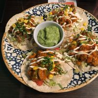 Tacos veganos with tofu  at Lazarte Latin American Food in Salzburg