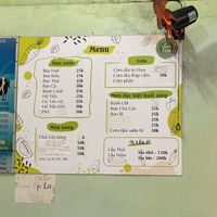 menu  at Khanh Ly Vegetarian Food in Phu Quoc