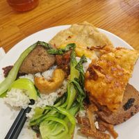 Rice buffet at Khanh Ly Vegetarian Food in Phu Quoc