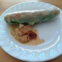 Spring roll at Khanh Ly Vegetarian Food in Phu Quoc