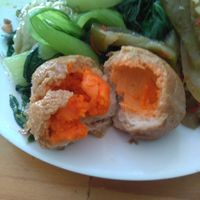 The egg at Khanh Ly Vegetarian Food in Phu Quoc