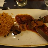 Main course skewer at Disneyland - Silver Spur in Chessy