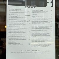 Food menu   at Fussey & Baer in Hitchin