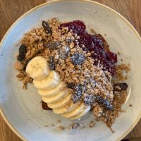 Loaded banana breadd  at Fussey & Baer in Hitchin