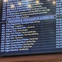 Menu   at Lee's Sandwiches - San Jose City Hall in San Jose