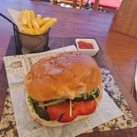 Veggie burger at Grill Kod Moko in Senj