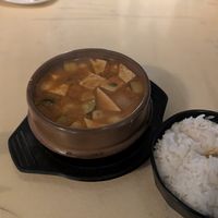 Deonjang jjigae (Korean miso soup) at Furusato Japanese Restaurant in Nairobi