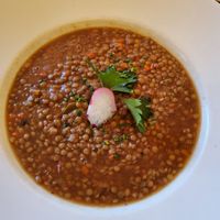 Saure Linsen at Hotel-Landgasthof Kreuz in Bad Waldsee