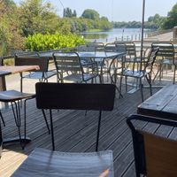 View across to River Dordogne   at Au Four de la Rive in Mouliets-et Villemartin