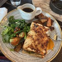 CELERIAC, MUSHROOM AND PEARL BARLEY WELLINGTON  at The Botanist in Worcester