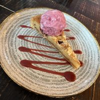 RASPBERRY AND ALMOND FRANGIPANE TART   at The Botanist in Worcester