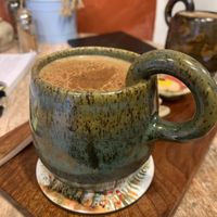 Freshly made chai   at Indie Café and Concept Store in Cusco