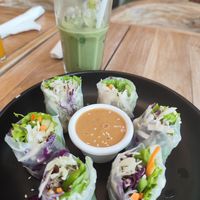 Vietnamese spring rolls at Coffeenosky in Lovina