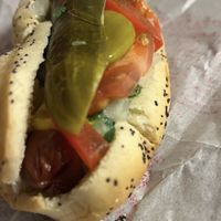 Chicago Garden Dog #Veganuary at Portillo's in Indianapolis