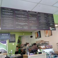 menu at Jan's Health Bar in Huntington Beach