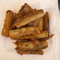 Zucchini fritters  at Vibrations Kitchen in Serrekunda